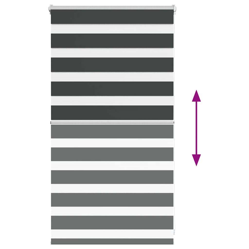 zebrafüggönnyel fekete szövetszélesség 85,9 cm poliészter
