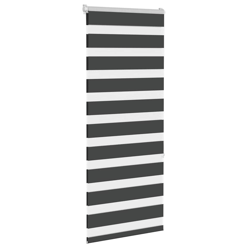 zebrafüggönnyel fekete szövetszélesség 55,9 cm poliészter