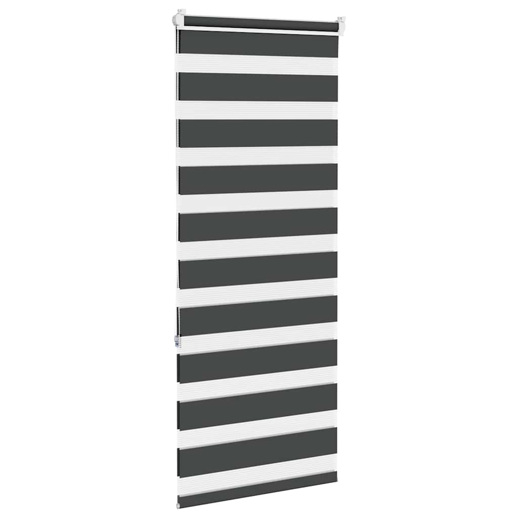 zebrafüggönnyel fekete szövetszélesség 60,9 cm poliészter