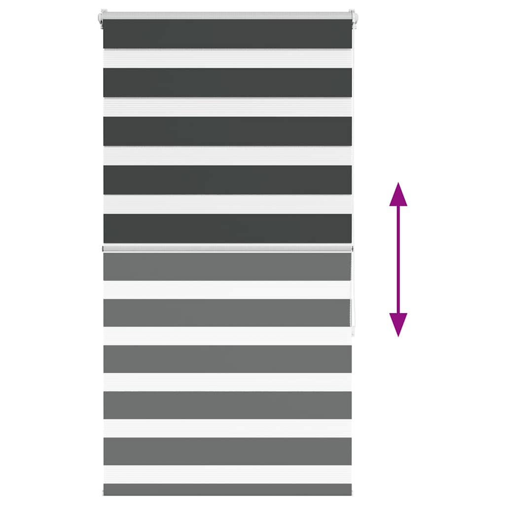 zebrafüggönnyel fekete szövetszélesség 65,9 cm poliészter