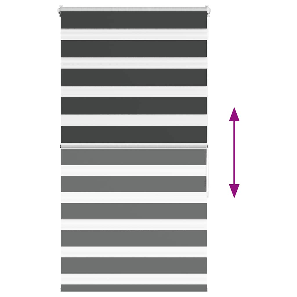 zebrafüggönnyel fekete szövetszélesség 70,9 cm poliészter