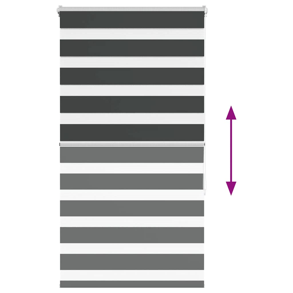 zebrafüggönnyel fekete szövetszélesség 85,9 cm poliészter
