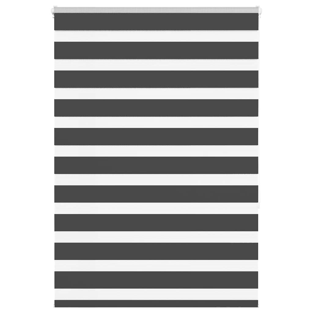 zebrafüggönnyel fekete szövetszélesség 110,9 cm poliészter