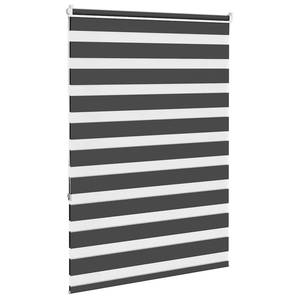 zebrafüggönnyel fekete szövetszélesség 110,9 cm poliészter