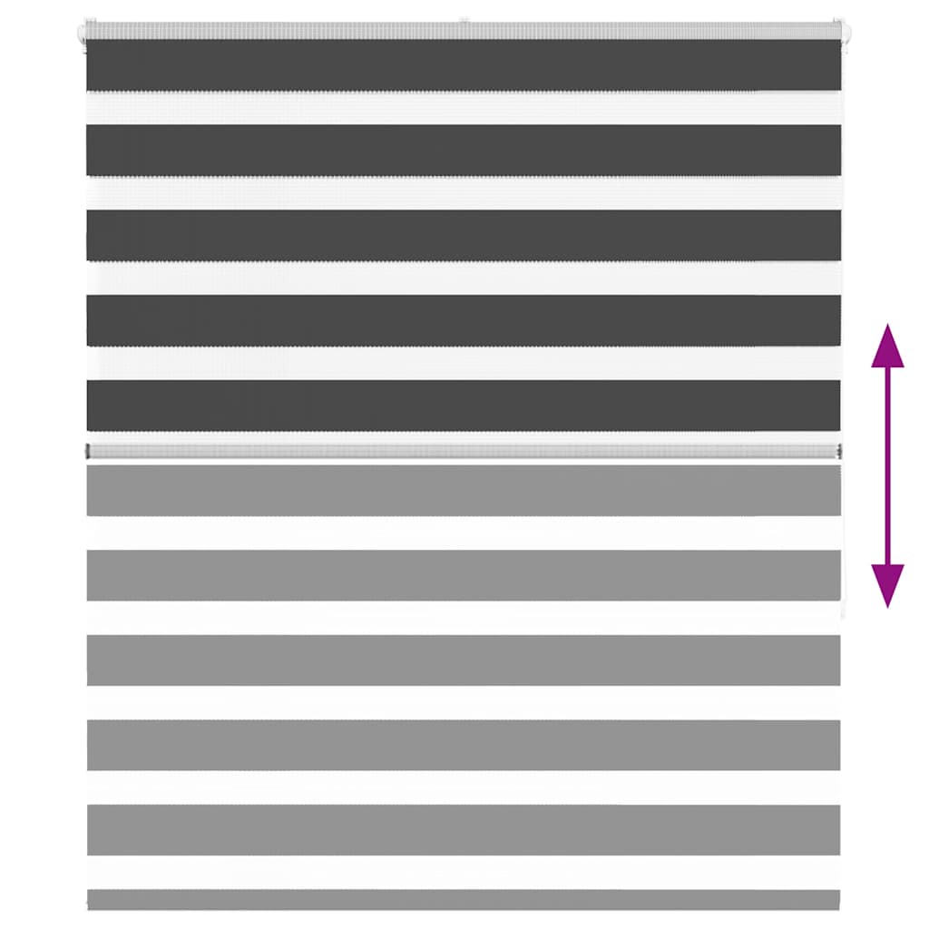 zebrafüggönnyel fekete szövetszélesség 120,9 cm poliészter