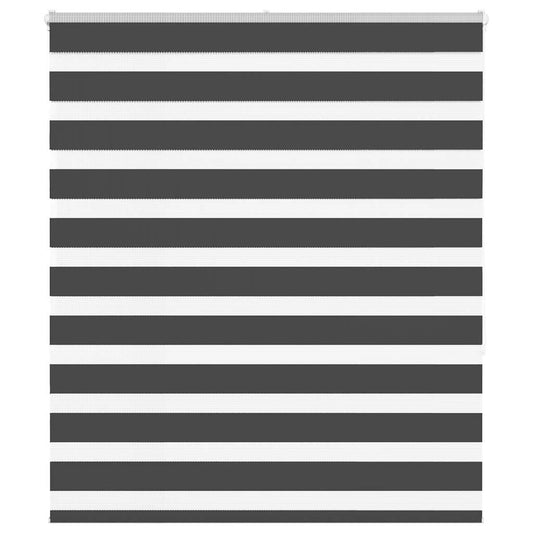 zebrafüggönnyel fekete szövetszélesség 125,9 cm poliészter