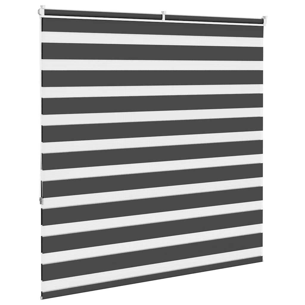zebrafüggönnyel fekete szövetszélesség 140,9 cm poliészter