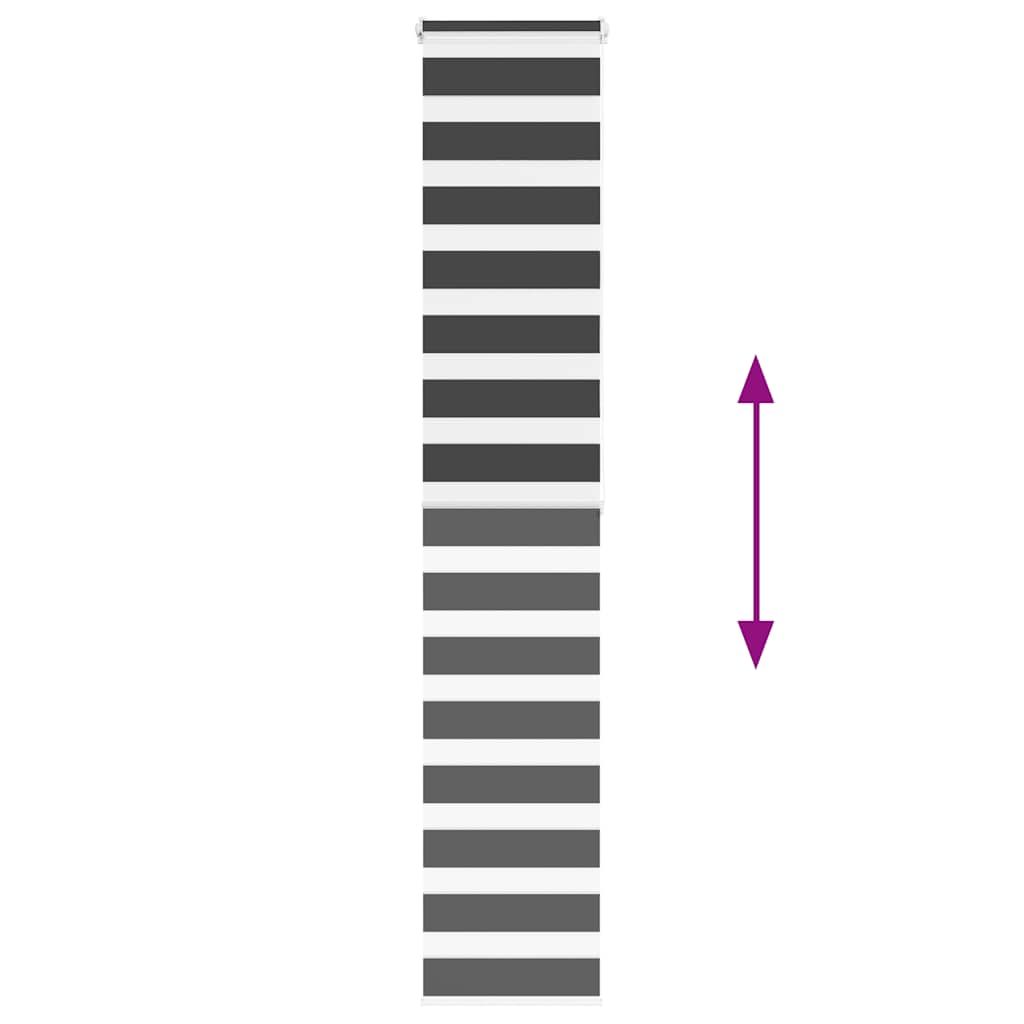 zebrafüggönnyel fekete szövetszélesség 35,9 cm poliészter