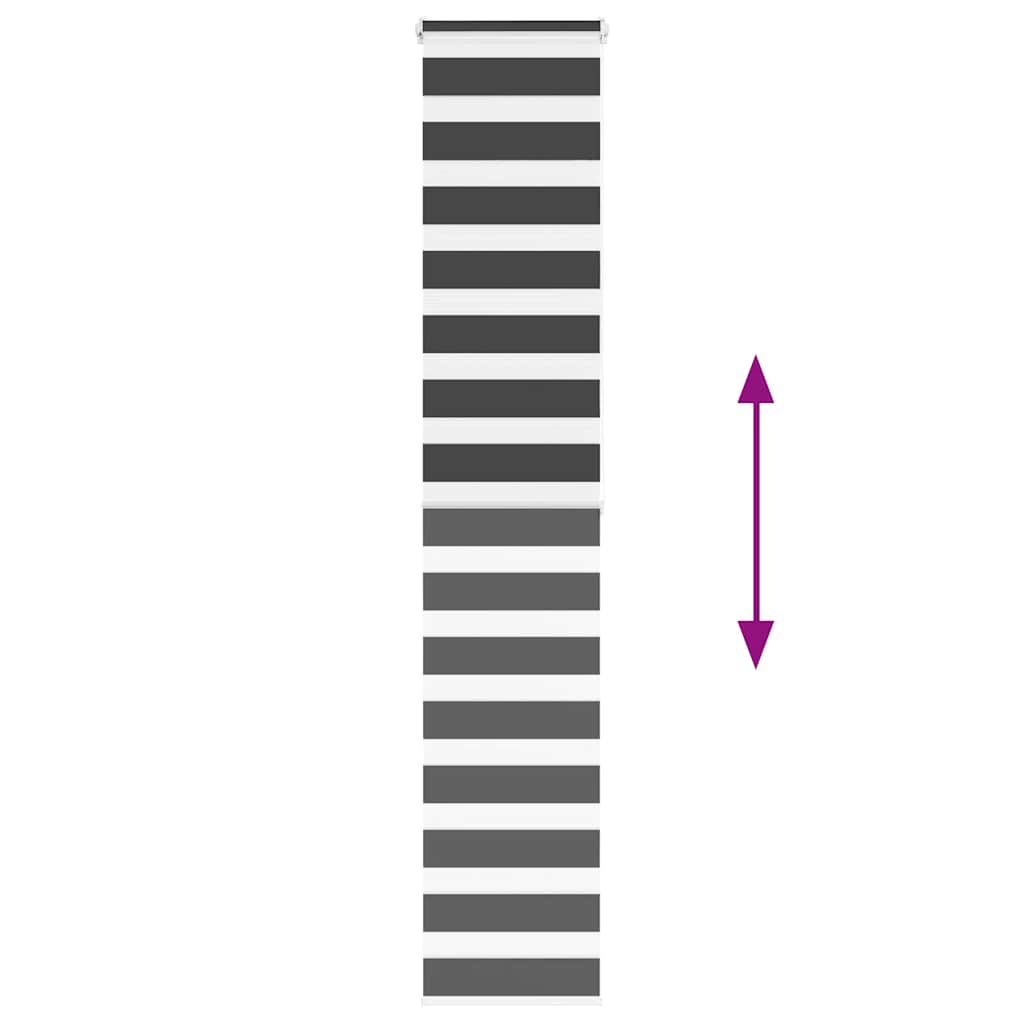 zebrafüggönnyel fekete szövetszélesség 40,9 cm poliészter