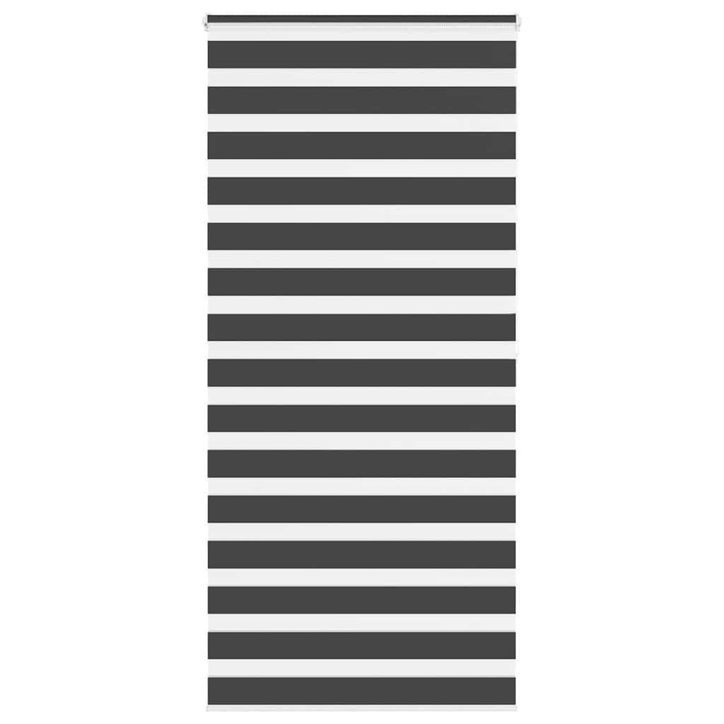 zebrafüggönnyel fekete szövetszélesség 110,9 cm poliészter