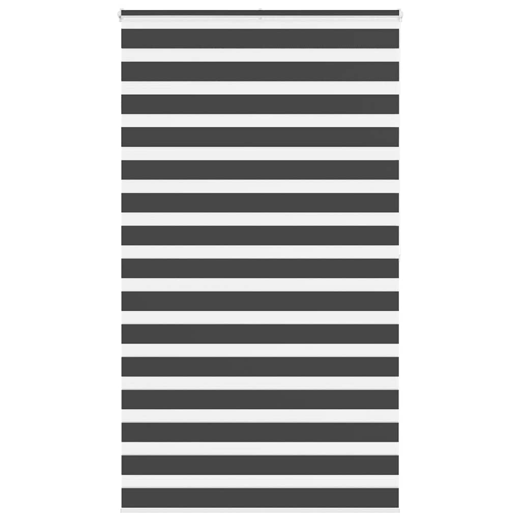 zebrafüggönnyel fekete szövetszélesség 120,9 cm poliészter