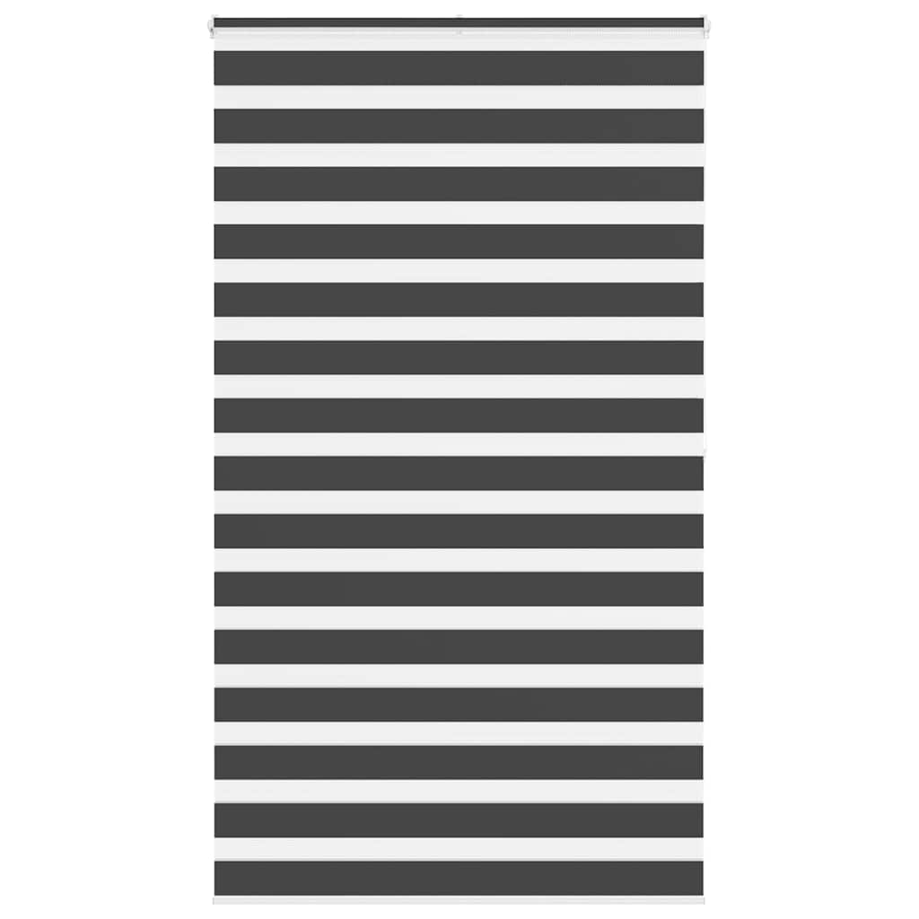 zebrafüggönnyel fekete szövetszélesség 125,9 cm poliészter