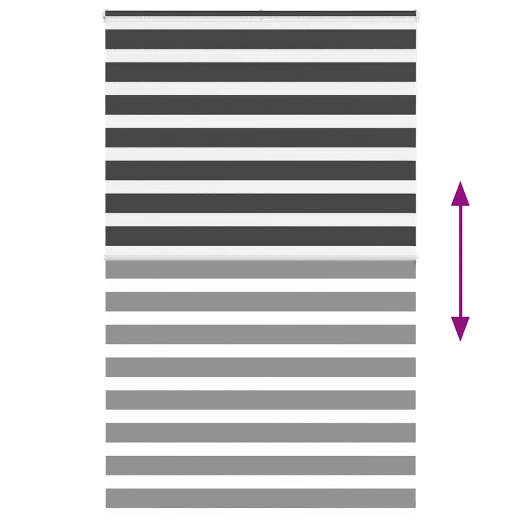 zebrafüggönnyel fekete szövetszélesség 145,9 cm poliészter