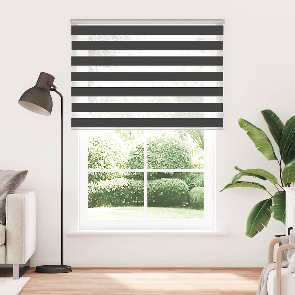 zebrafüggönnyel fekete szövetszélesség 155,9 cm poliészter