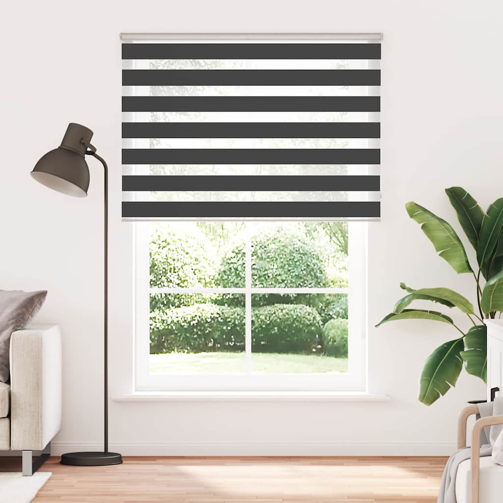 zebrafüggönnyel fekete szövetszélesség 160,9 cm poliészter