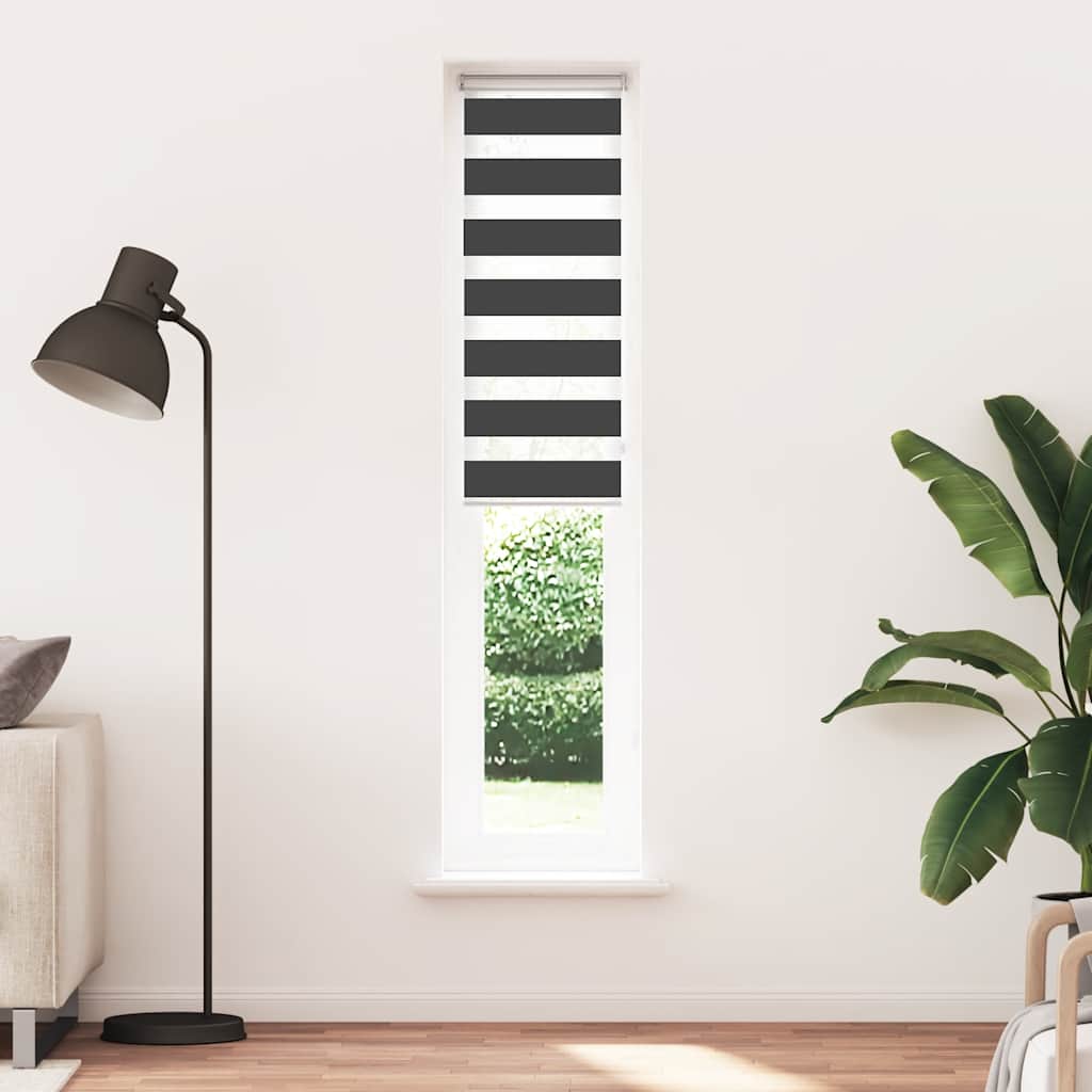 zebrafüggönnyel fekete szövetszélesség 35,9 cm poliészter