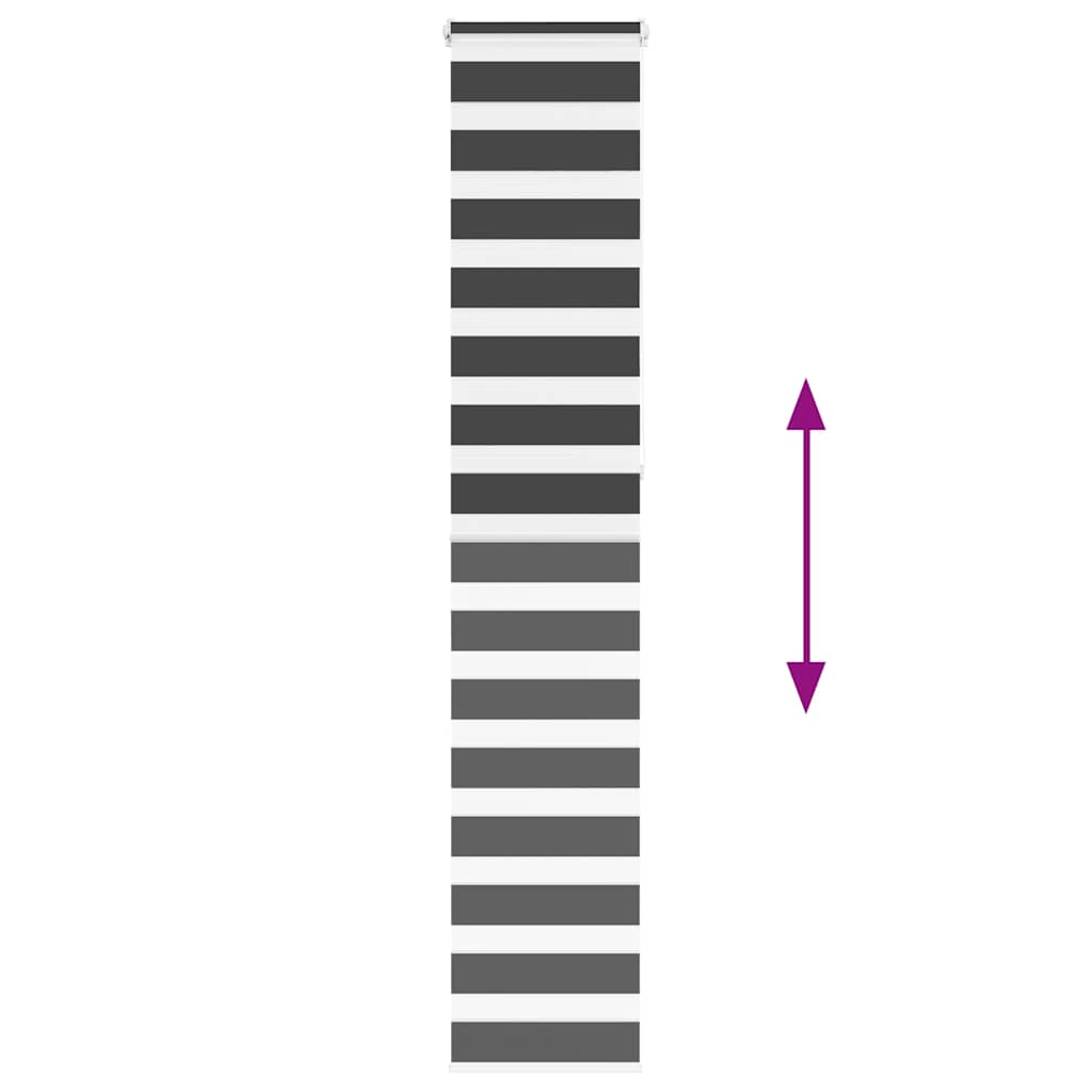 zebrafüggönnyel fekete szövetszélesség 35,9 cm poliészter
