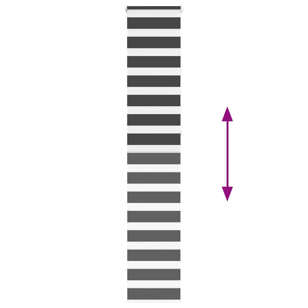 zebrafüggönnyel fekete szövetszélesség 40,9 cm poliészter