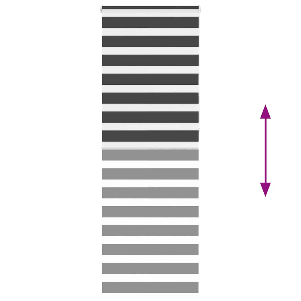zebrafüggönnyel fekete szövetszélesség 80,9 cm poliészter