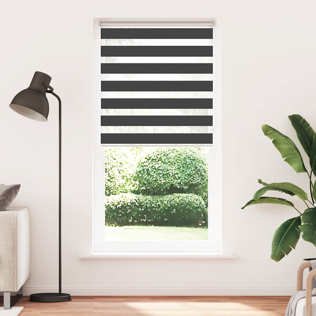 zebrafüggönnyel fekete szövetszélesség 100,9 cm poliészter