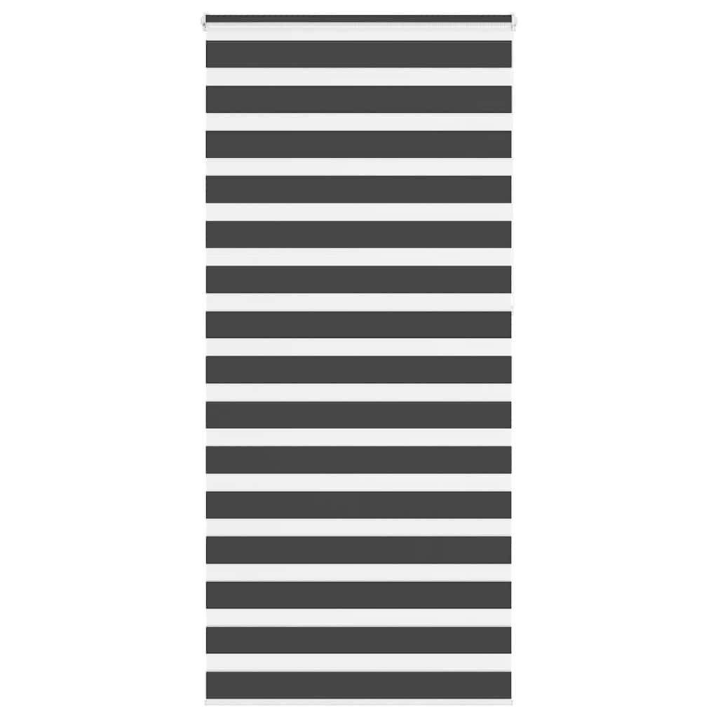 zebrafüggönnyel fekete szövetszélesség 110,9 cm poliészter