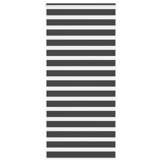 zebrafüggönnyel fekete szövetszélesség 110,9 cm poliészter