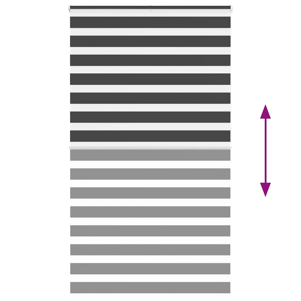 zebrafüggönnyel fekete szövetszélesség 115,9 cm poliészter