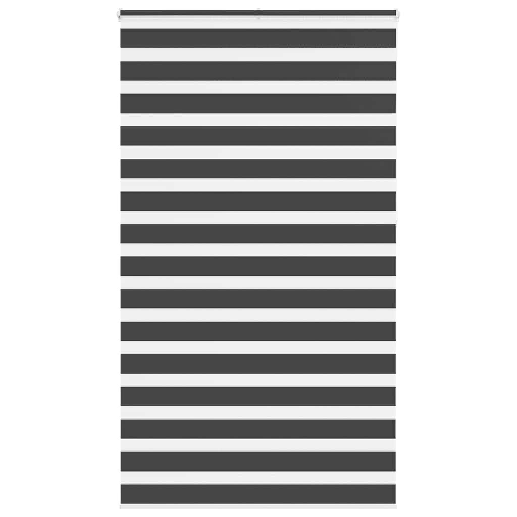 zebrafüggönnyel fekete szövetszélesség 125,9 cm poliészter