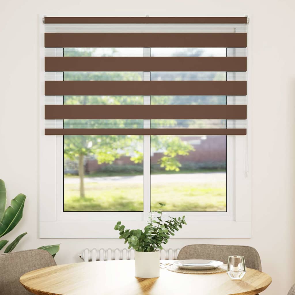 zebrafüggönnyel barna szövetszélesség 120,9 cm poliészter