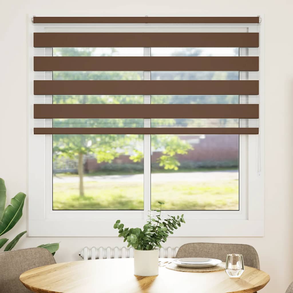 zebrafüggönnyel barna szövetszélesség 135,9 cm poliészter