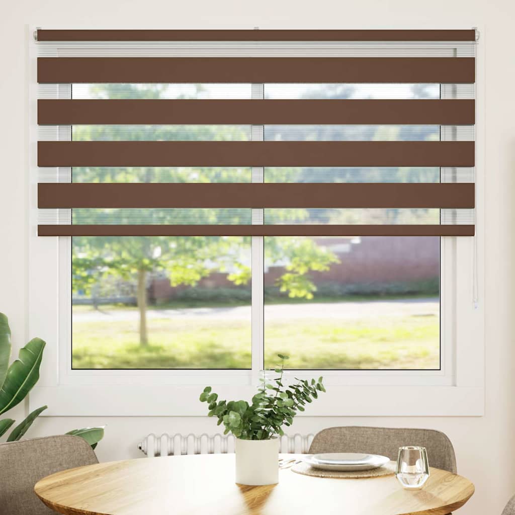 zebrafüggönnyel barna szövetszélesség 155,9 cm poliészter