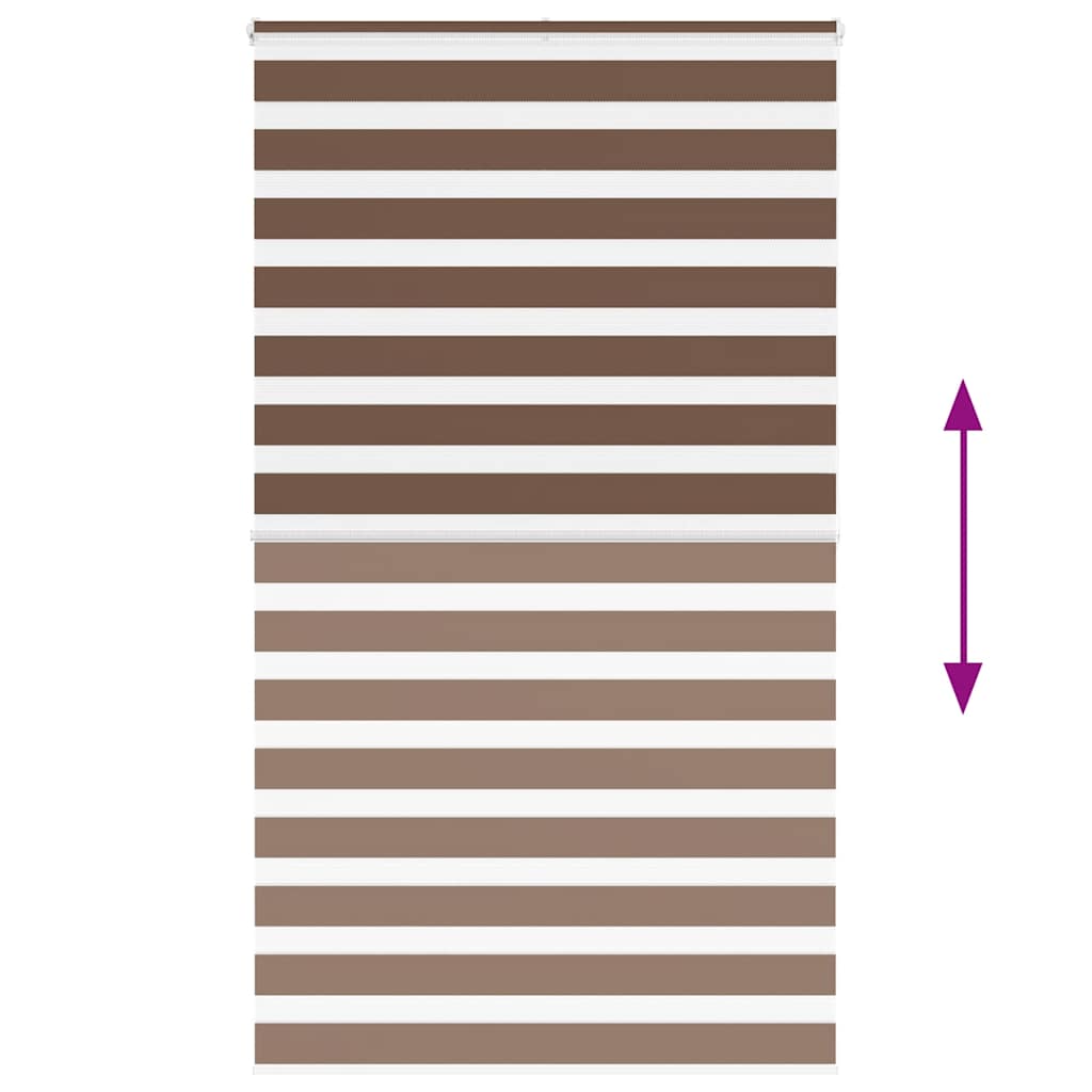 zebrafüggönnyel barna szövetszélesség 125,9 cm poliészter