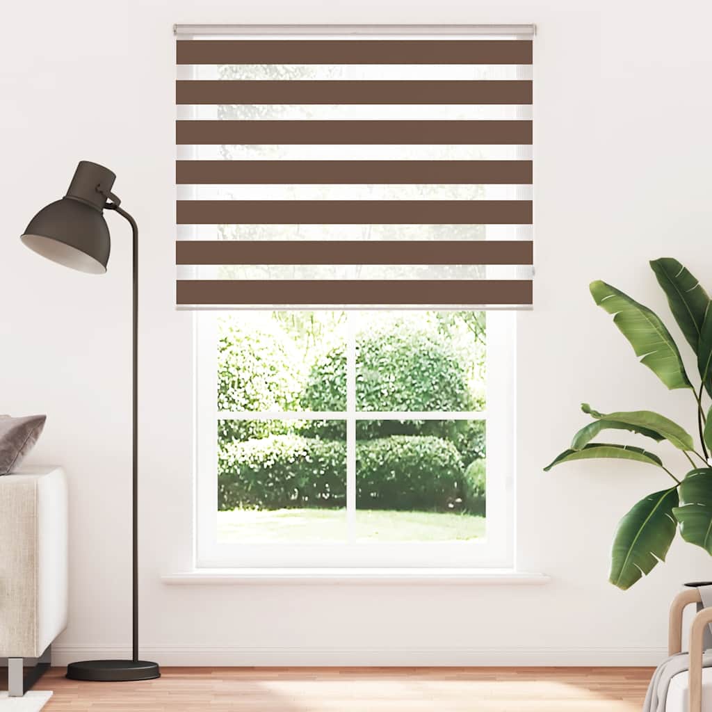 zebrafüggönnyel barna szövetszélesség 135,9 cm poliészter