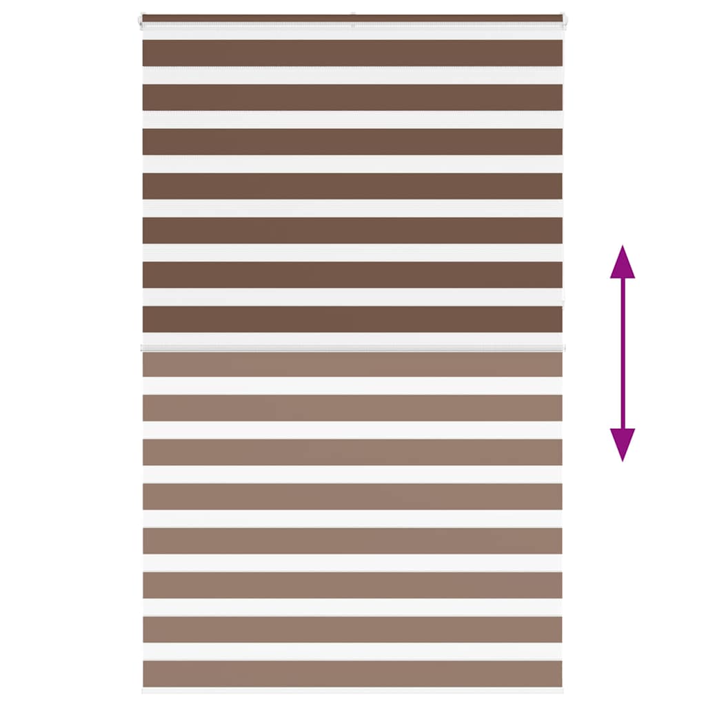 zebrafüggönnyel barna szövetszélesség 135,9 cm poliészter