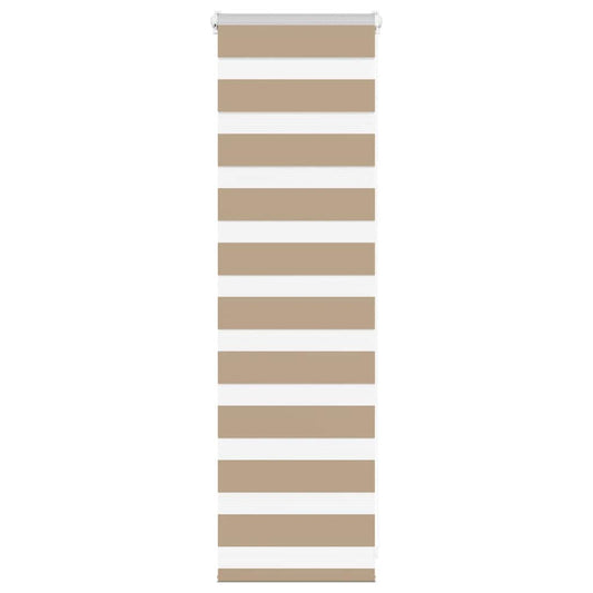 zebrafüggönnyel homokbarna szövetszélesség 35,9 cm poliészter