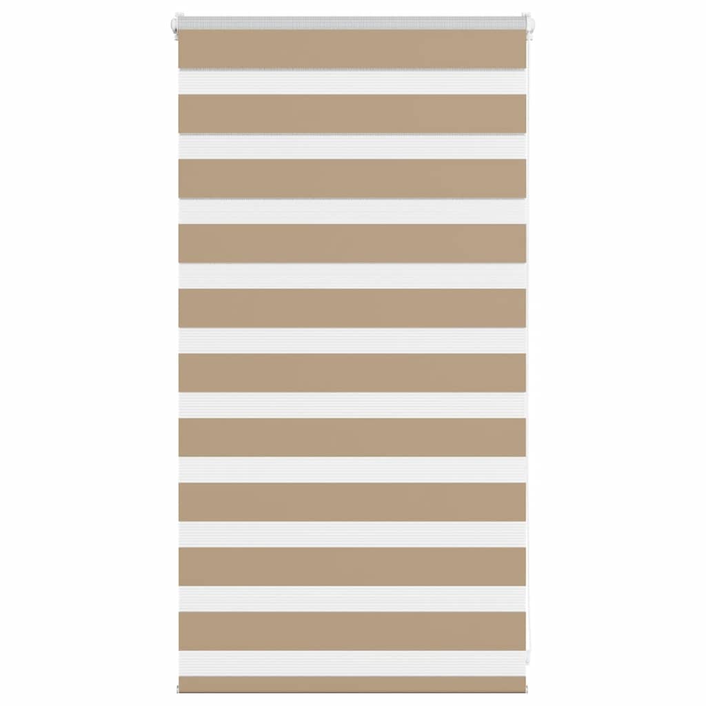 zebrafüggönnyel homokbarna szövetszélesség 70,9 cm poliészter