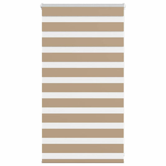 zebrafüggönnyel homokbarna szövetszélesség 70,9 cm poliészter