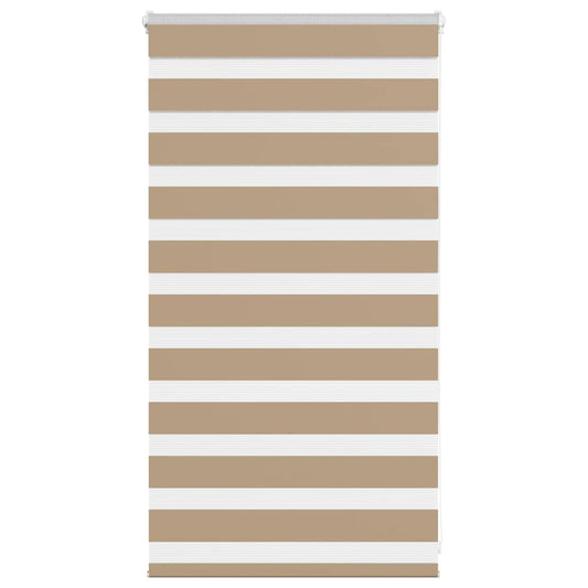 zebrafüggönnyel homokbarna szövetszélesség 80,9 cm poliészter