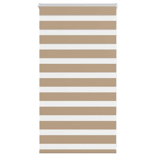 zebrafüggönnyel homokbarna szövetszélesség 85,9 cm poliészter