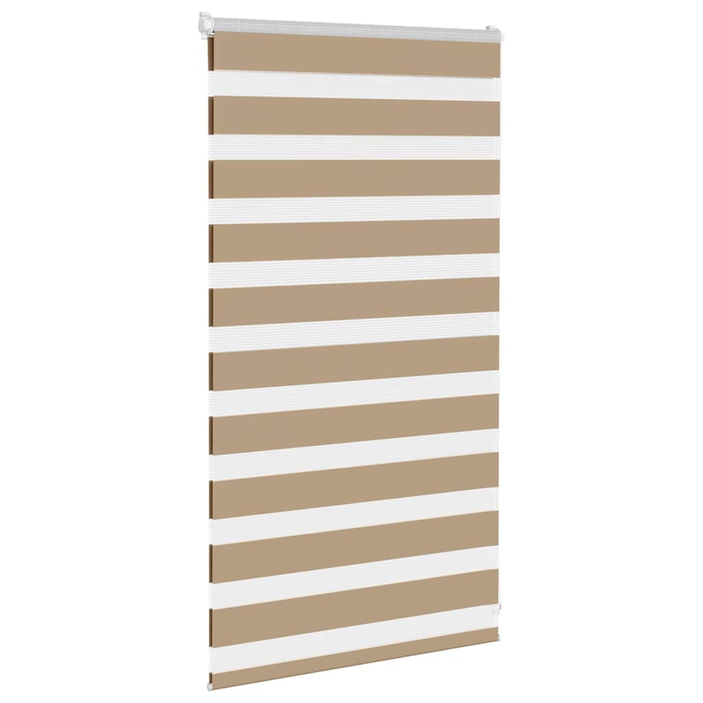 zebrafüggönnyel homokbarna szövetszélesség 85,9 cm poliészter