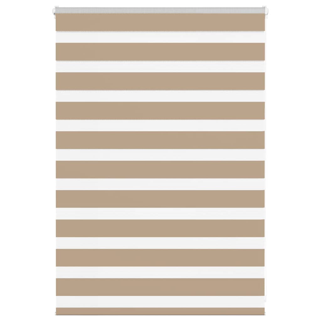 zebrafüggönnyel homokbarna szövetszélesség 90,9 cm poliészter