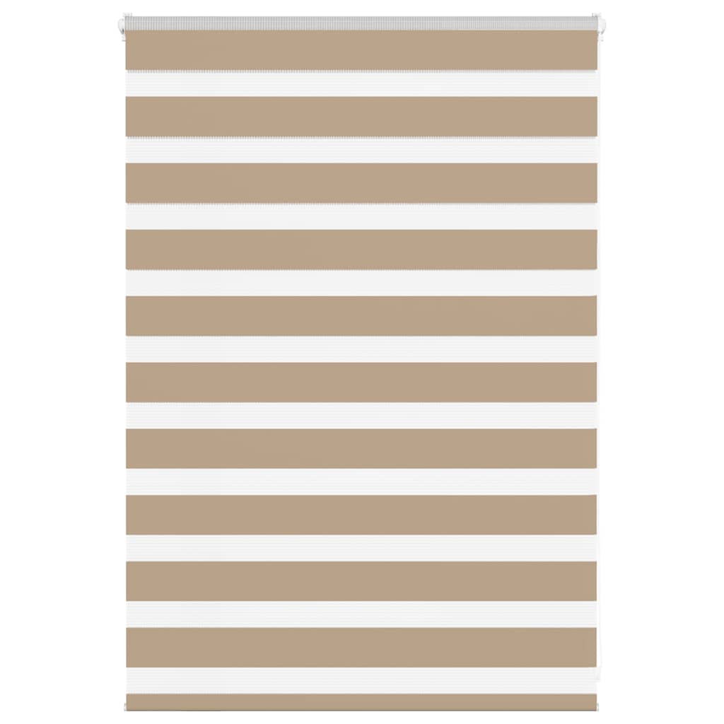 zebrafüggönnyel homokbarna szövetszélesség 90,9 cm poliészter
