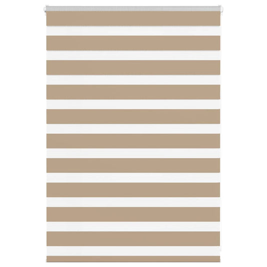 zebrafüggönnyel homokbarna szövetszélesség 100,9 cm poliészter
