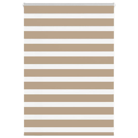 zebrafüggönnyel homokbarna szövetszélesség 105,9 cm poliészter