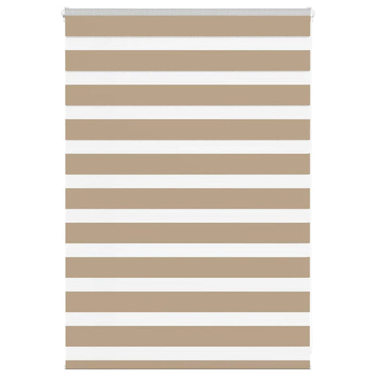 zebrafüggönnyel homokbarna szövetszélesség 110,9 cm poliészter