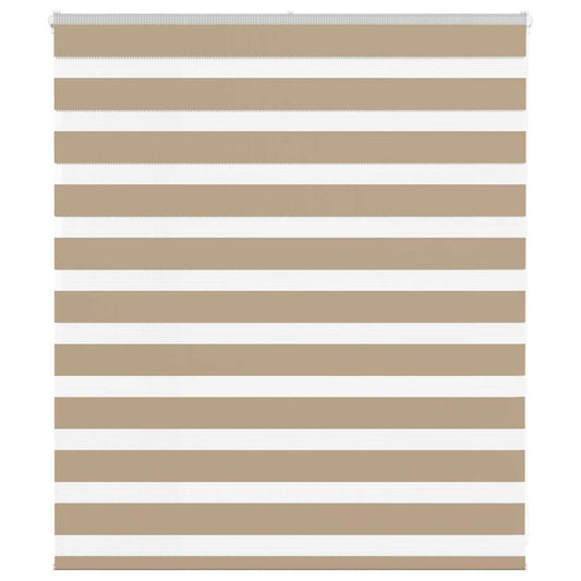 zebrafüggönnyel homokbarna szövetszélesség 115,9 cm poliészter
