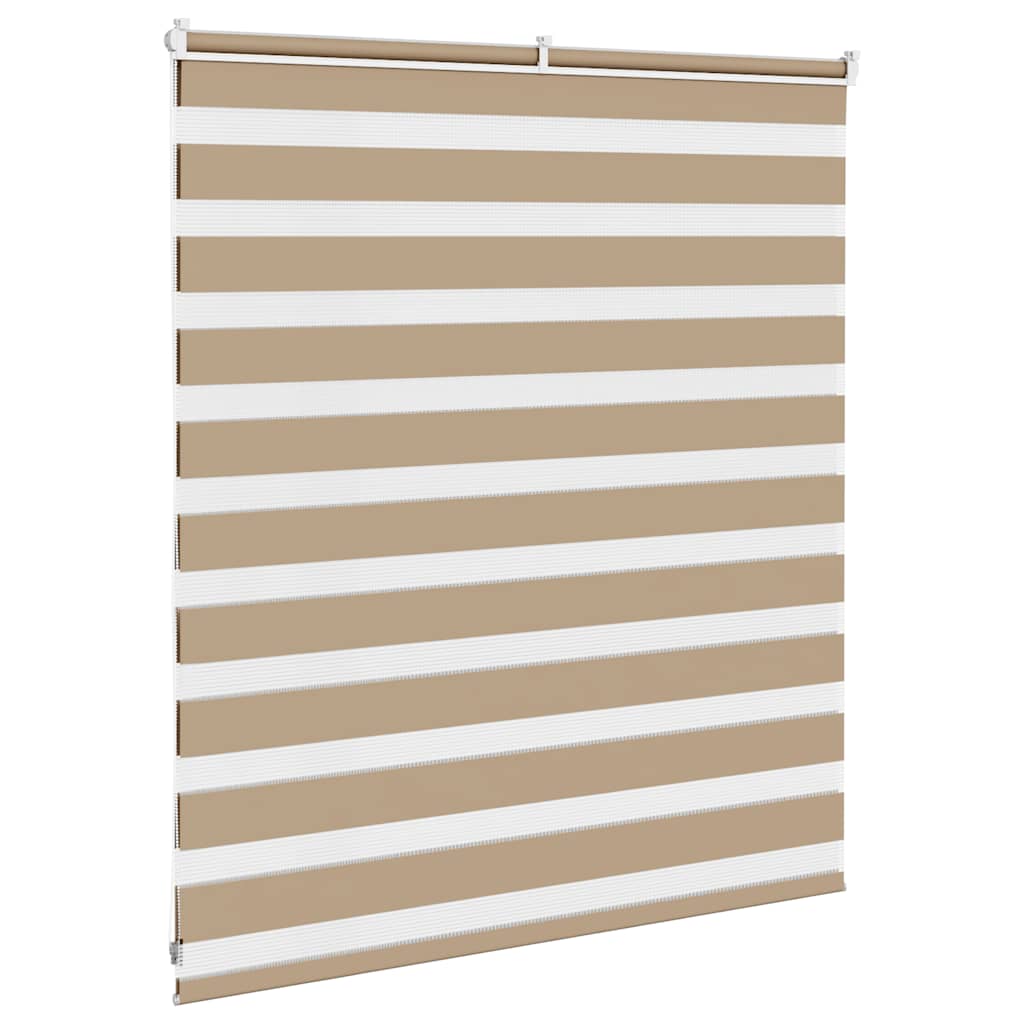 zebrafüggönnyel homokbarna szövetszélesség 115,9 cm poliészter