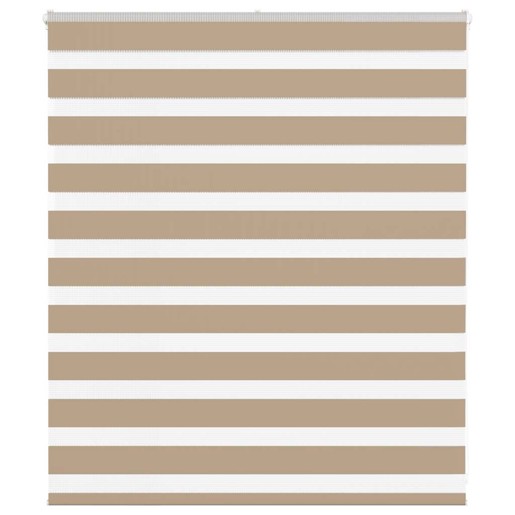 zebrafüggönnyel homokbarna szövetszélesség 125,9 cm poliészter