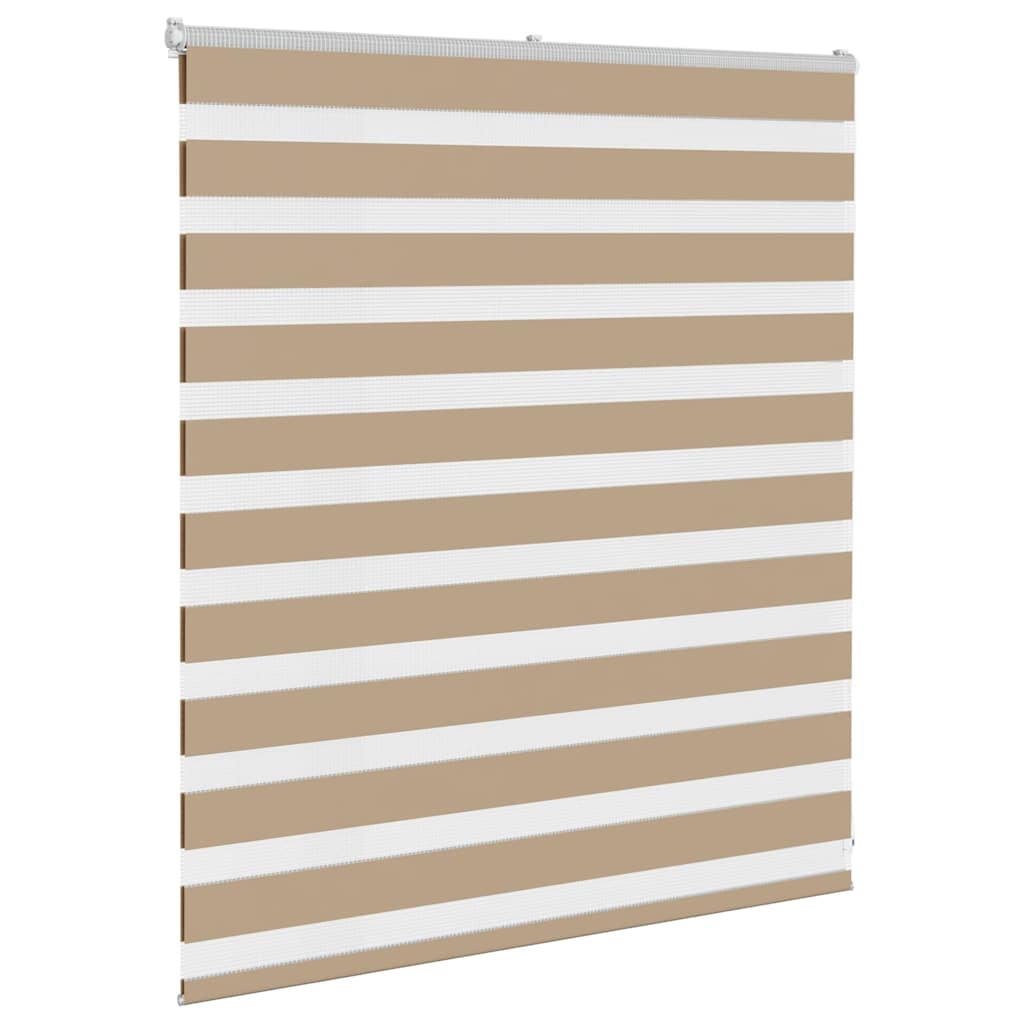 zebrafüggönnyel homokbarna szövetszélesség 130,9 cm poliészter