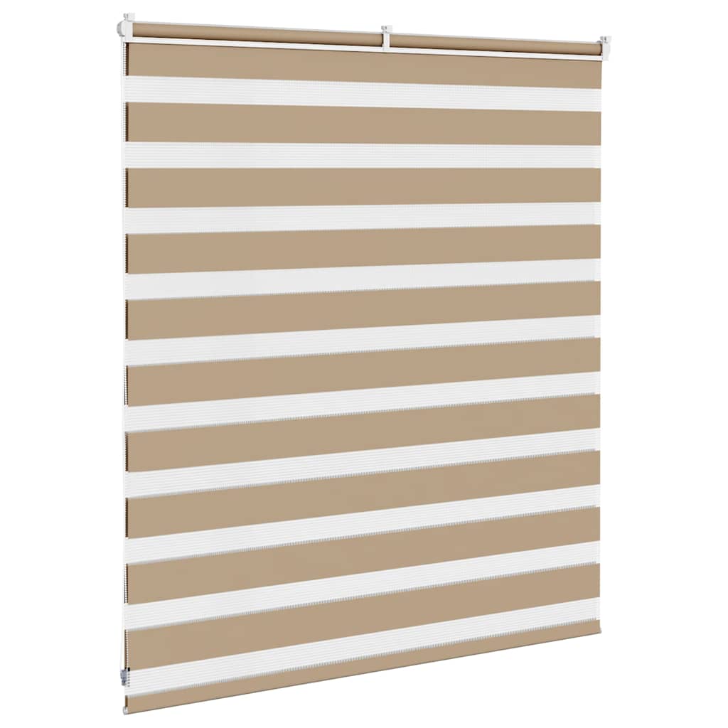 zebrafüggönnyel homokbarna szövetszélesség 130,9 cm poliészter